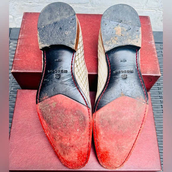 MEZLAN Hilbert Leather Slip-On Loafers - Picture 4 of 7